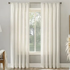 No 918 Amalfi Rod Pocket Sheer Single Curtain Panel