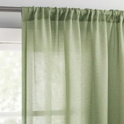 No 918 Amalfi Rod Pocket Sheer Single Curtain Panel