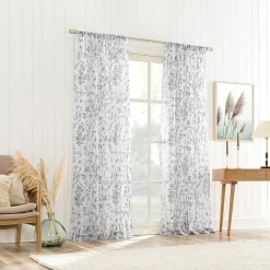 No 918 Ambree Rod Pocket Sheer Single Curtain Panel