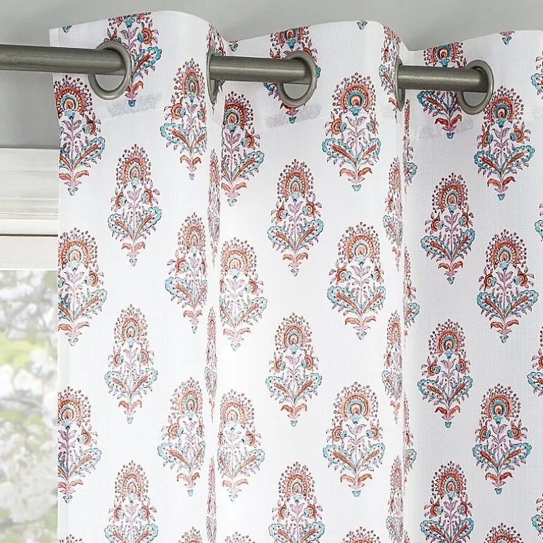 No 918 Avie Grommet Top Sheer Single Curtain Panel