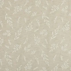 No 918 Briarwood Delicate Leaf Textured Rod Pocket Light-Filtering Single Curtain Panel