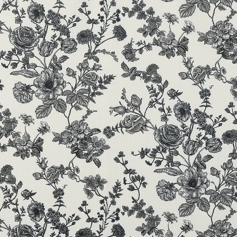 No 918 Elara Tonal Botanical 2-pc. Rod Pocket Window Tier