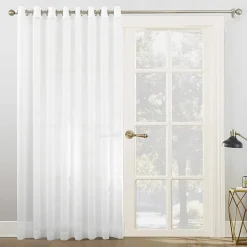 No 918 Emily Patio Sheer Grommet Top Single Patio Door Curtain