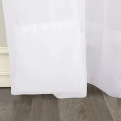 No 918 Emily Rod Pocket Sheer Single Curtain Panel