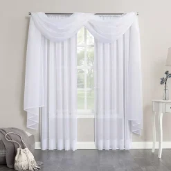 No 918 Emily Rod Pocket Sheer Single Curtain Panel