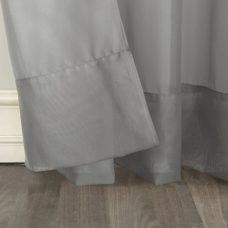 No 918 Emily Rod Pocket Sheer Single Curtain Panel