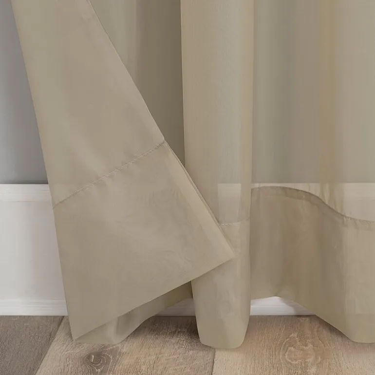 No 918 Emily Rod Pocket Sheer Single Curtain Panel