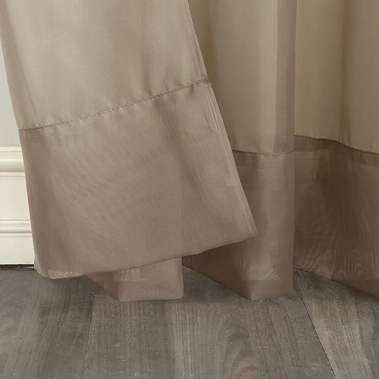No 918 Emily Rod Pocket Sheer Single Curtain Panel