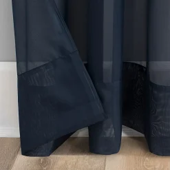 No 918 Emily Rod Pocket Sheer Single Curtain Panel