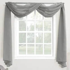 No. 918 Emily Sheer Voile Window Scarf Valance