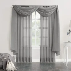 No. 918 Emily Sheer Voile Window Scarf Valance