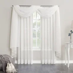 No. 918 Emily Sheer Voile Window Scarf Valance