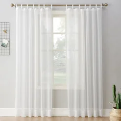 No 918 Emily Tab Top Sheer Single Curtain Panel