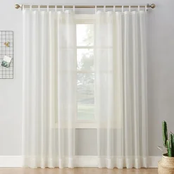 No 918 Emily Tab Top Sheer Single Curtain Panel