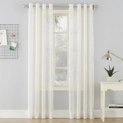 No 918 Erica Grommet Top Sheer Single Curtain Panel