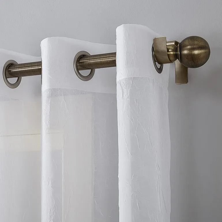 No 918 Erica Grommet Top Sheer Single Curtain Panel