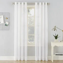 No 918 Erica Grommet Top Sheer Single Curtain Panel
