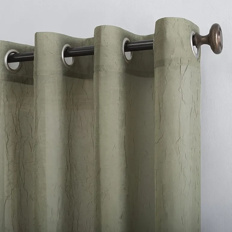 No 918 Erica Grommet Top Sheer Single Curtain Panel