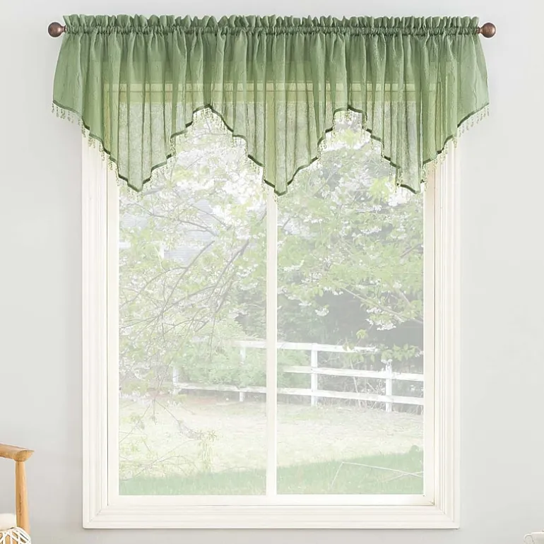 No 918 Erica Rod Pocket Ascot Valance
