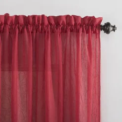 No 918 Erica Rod Pocket Sheer Single Curtain Panel