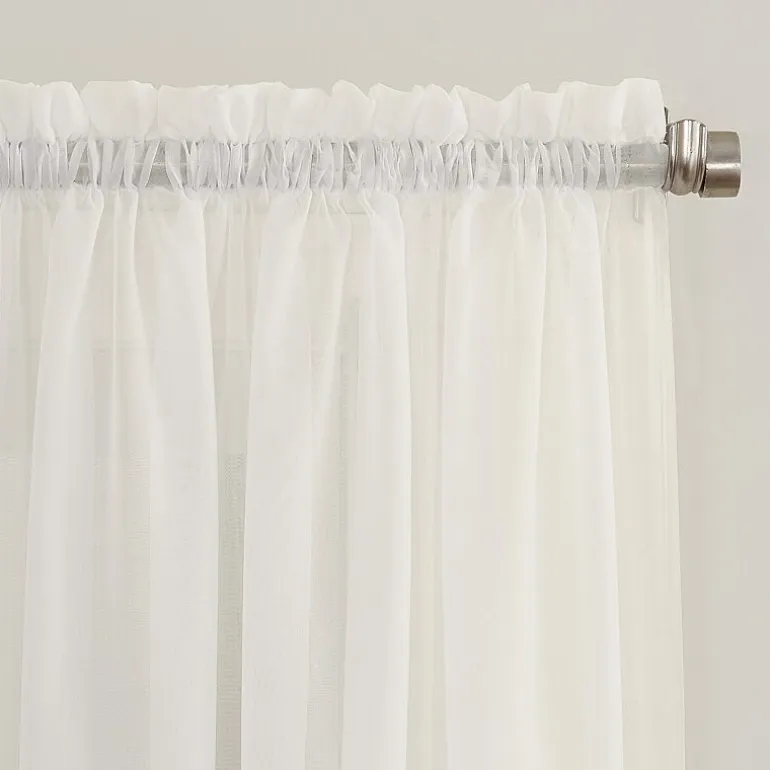 No 918 Erica Rod Pocket Sheer Single Curtain Panel
