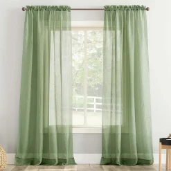 No 918 Erica Rod Pocket Sheer Single Curtain Panel