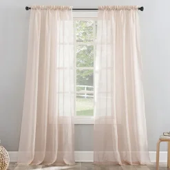 No 918 Erica Rod Pocket Sheer Single Curtain Panel