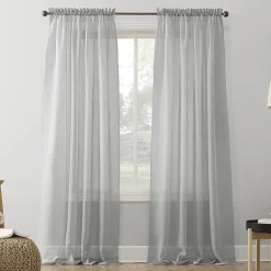 No 918 Erica Rod Pocket Sheer Single Curtain Panel