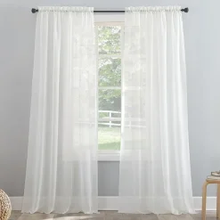 No 918 Erica Rod Pocket Sheer Single Curtain Panel
