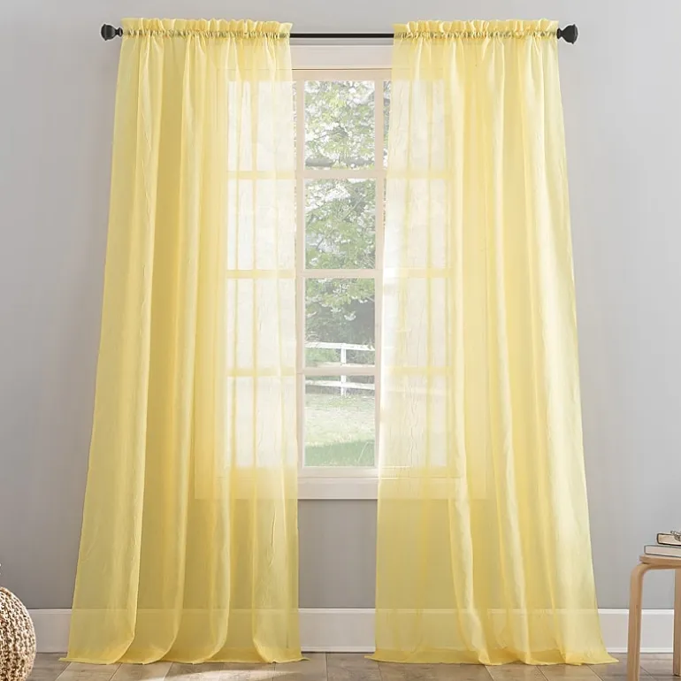 No 918 Erica Rod Pocket Sheer Single Curtain Panel