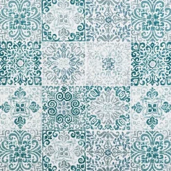 No 918 Genoa Mosaic 2-pc. Rod Pocket Window Tier