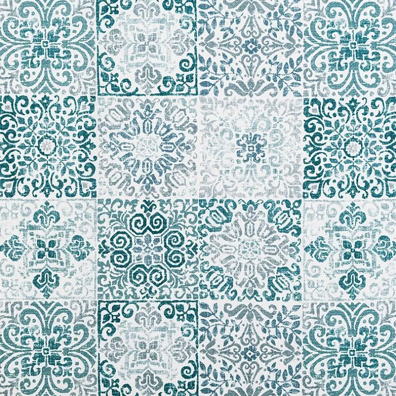 No 918 Genoa Mosaic 2-pc. Rod Pocket Window Tier
