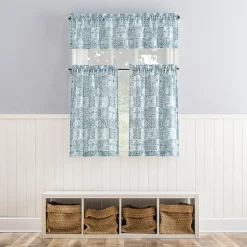 No 918 Genoa Mosaic Rod Pocket Tailored Valance