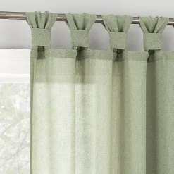 No 918 Hathaway Tab Top Sheer Single Curtain Panel