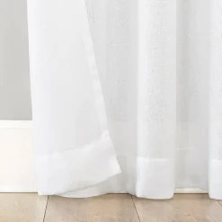 No 918 Hathaway Tab Top Sheer Single Curtain Panel