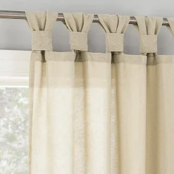 No 918 Hathaway Tab Top Sheer Single Curtain Panel