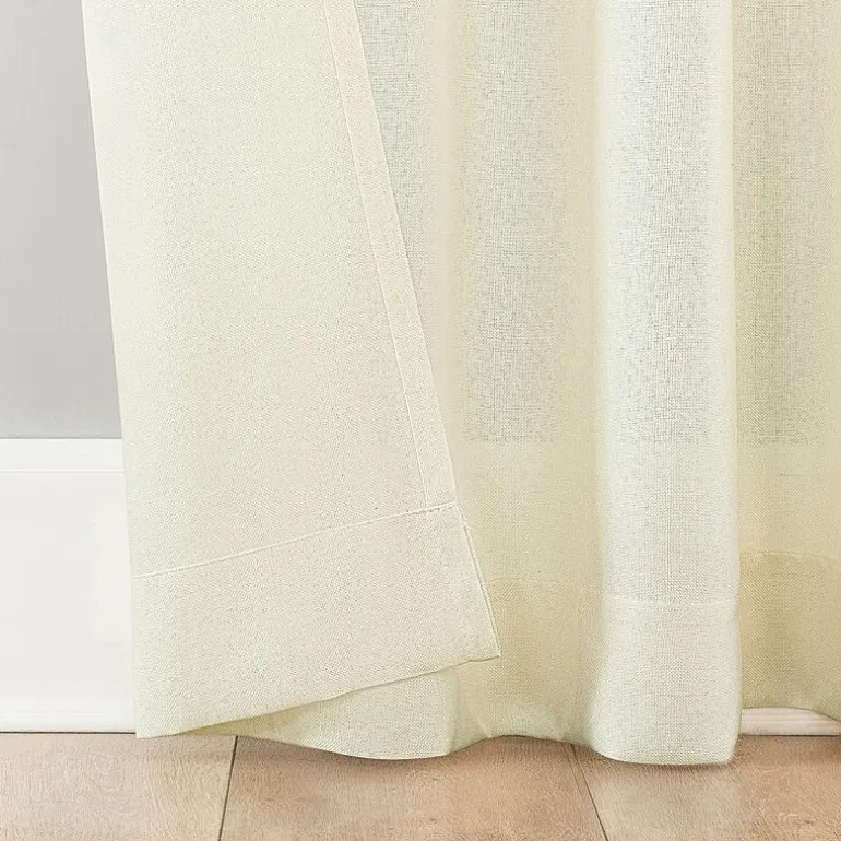 No 918 Hathaway Tab Top Sheer Single Curtain Panel