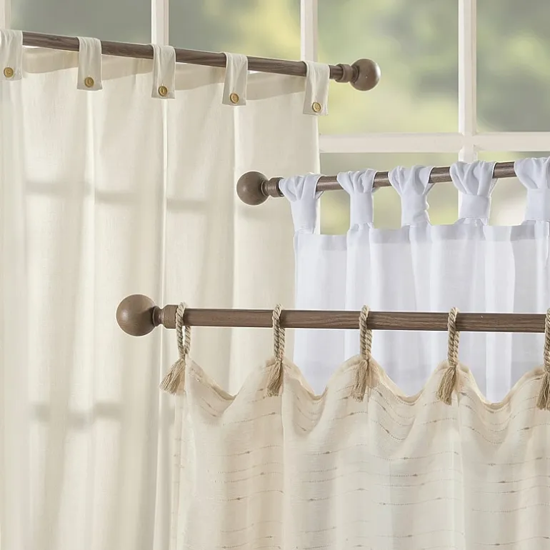 No 918 Hathaway Tab Top Sheer Single Curtain Panel
