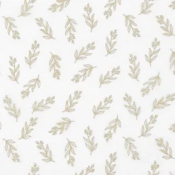 No 918 Hawthorne Floral Leaf Rod Pocket Tailored Valance