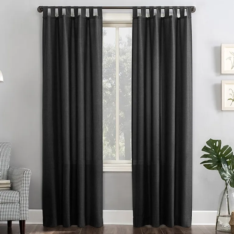 No 918 Jacob Tab Top Sheer Single Curtain Panel