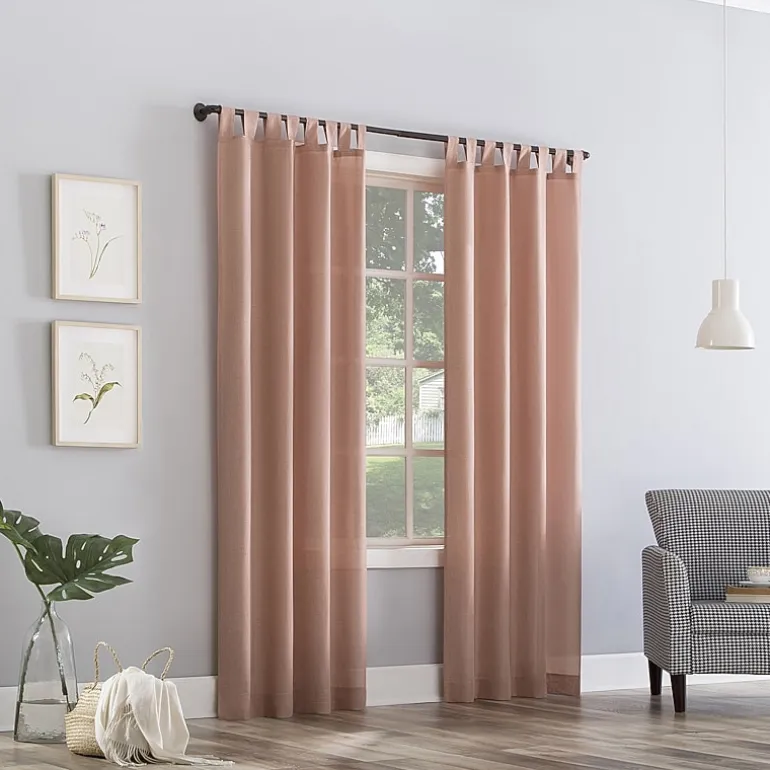 No 918 Jacob Tab Top Sheer Single Curtain Panel