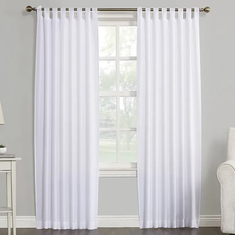 No 918 Jacob Tab Top Sheer Single Curtain Panel