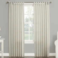 No 918 Jacob Tab Top Sheer Single Curtain Panel