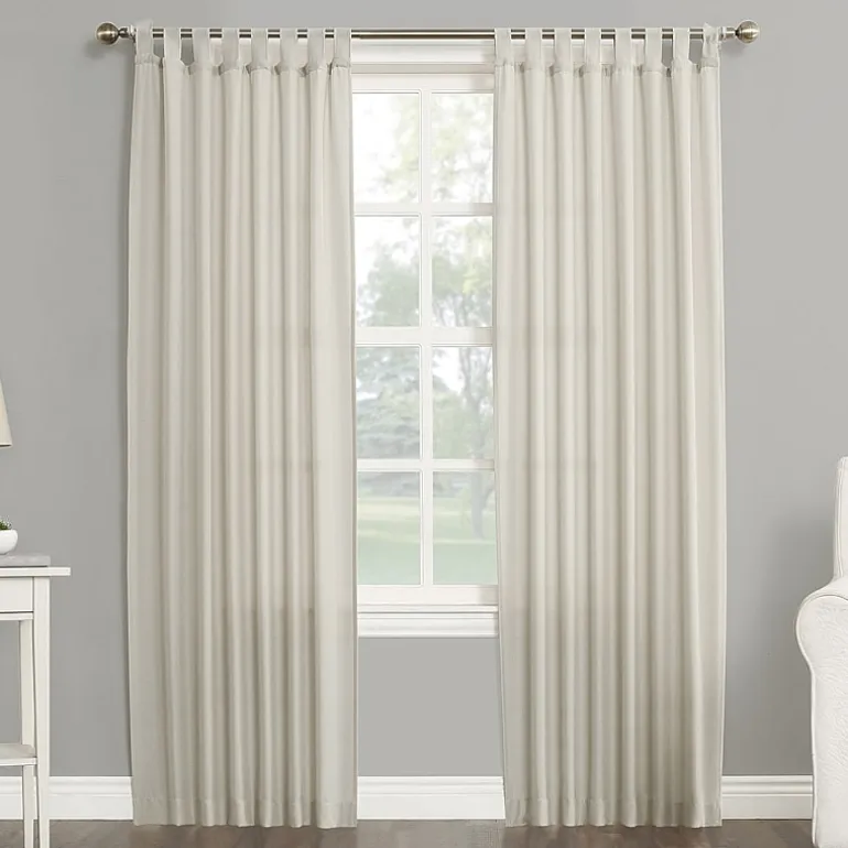 No 918 Jacob Tab Top Sheer Single Curtain Panel