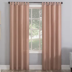 No 918 Jacob Tab Top Sheer Single Curtain Panel