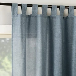 No 918 Jacob Tab Top Sheer Single Curtain Panel