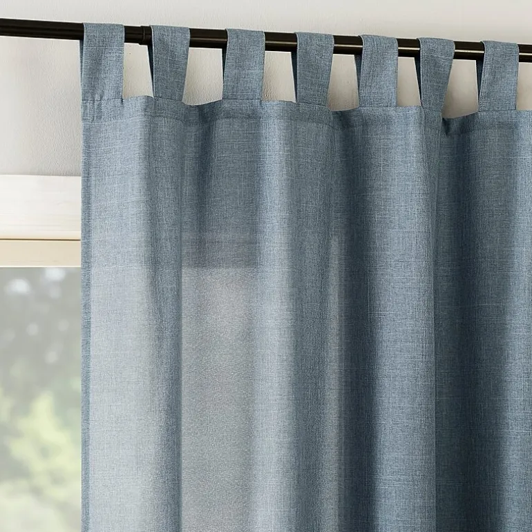 No 918 Jacob Tab Top Sheer Single Curtain Panel
