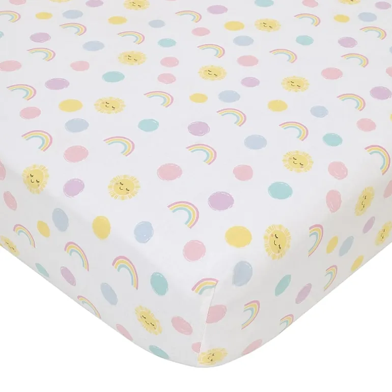 Nojo Sunshine And Rainbow 4-pc. Crib Bedding Set