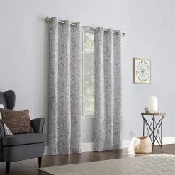 No 918 Kenji Grommet Top Energy Saving Sheer Single Curtain Panel