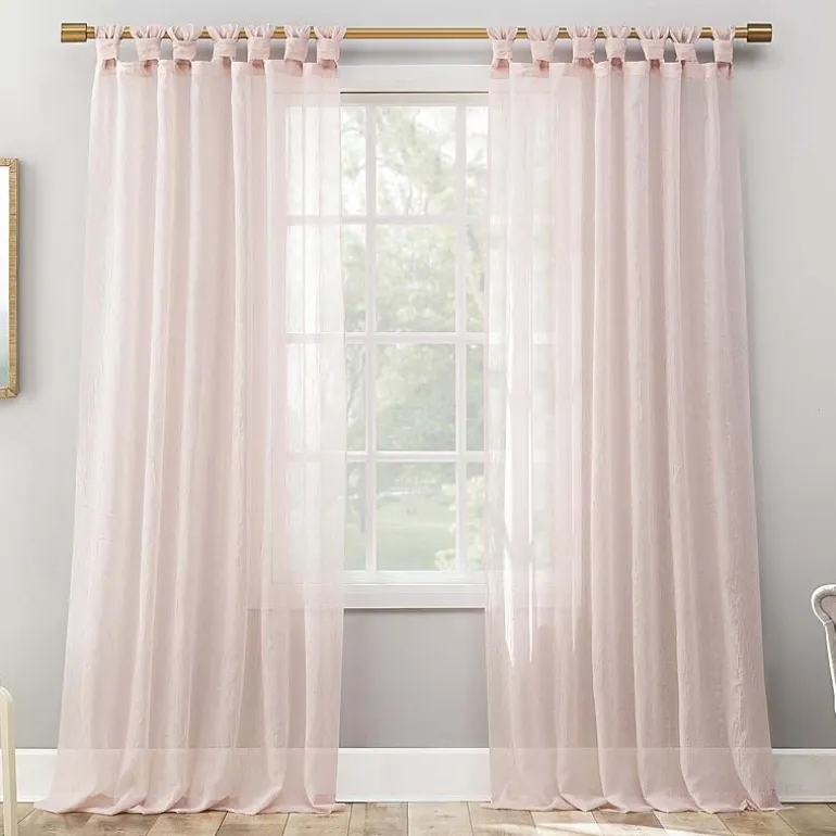 No 918 Krista Tab Top Sheer Single Curtain Panel